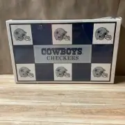 Vintage Cowboys Checkers Board Game Dallas NFL Football NEW Sealed