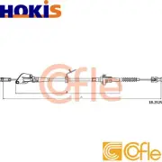CLUTCH CABLE 18.2525 FOR HYUNDAI i10I G4HG 1.1L 4cyl i10 I