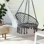 Gardeon Hammock Chair Indoor Swing Hanging Bed Relax Cotton Outdoor 124CM