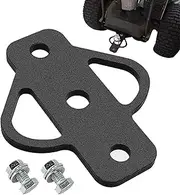 Heavy Duty Steel Trailer Hitch Adapter, Multifunctional ATV Hitch Attachments,Receiver Hitch with 2 Bolts, Garden Tractor Hitch Adapter, 6.41x2.2in / 16.3 * 5.6cm, for Garden Tractors