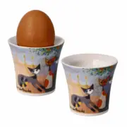 Goebel Egg cup set of 2 Rosina Wachtmeister - Tempi felici, New Bone China 6cm