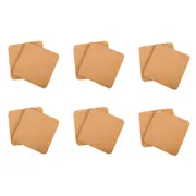 6x 2pc Appetito Square Cork Trivets 20x20cm Home Kitchen Cooking Accessories