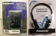 NEW SEALED - PANASONIC RQ-L307 PORTABLE CASSETTE RECORDER PLAYER + HEADPHONES