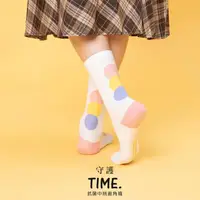 在飛比找momo購物網優惠-【蒂巴蕾】守護抗菌中統直角襪-Time 光陰 中筒襪(台灣製