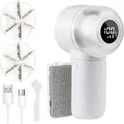 Bobble Remover for Clothes, 2-In-1 Electric Lint Remover With LED Digital Dis...