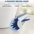 Grout Scrubbing Brush with Long Handle Scrubber Floor Grout Cleaner for HuSAC