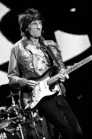 Ronnie Wood of Faces performing live on stage at Vintage on August - Old Photo 3