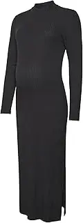[MAMALICIOUS] Mama Licious Female Dress Normal Cut High Closed Midi Dress
