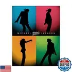 Michael Jackson Silhouette Wall Art Print - Iconic King of Pop Wall Art Decor