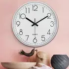 Non-Ticking Electronic Color Clock Silent Wall Hanging Clock Household