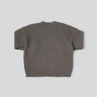 MADNESS RIBBED CREW KNIT SWEATER
