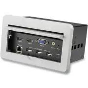 Startech.Com Box4Hdecp2 Conference Table Connectivity Box Installs In Pop Up B