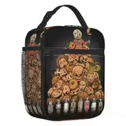 c1008 Horror Halloween Film Thermal Insulated Lunch Bag Trick R Treat Sam Portable Lunch Tote for School Office Multifunction Food Box k1008