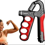 Grip Strength Trainer, Hand Grip Strengthener with Adjustable Resistance 22-220Lbs(10-100KG), Forearm Exerciser with Automatic Counter, Suitable for Strength Training, Finger Exercise & Injury Recover