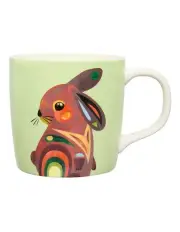 [Maxwell & Williams] Pete Cromer Barn Friends Bunny Mug 375ml Gift Boxed in Green