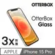 【OtterBox】iPhone 15 Pro 6.1吋 OtterGlass 強化玻璃螢幕保護貼