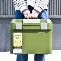 在飛比找momo購物網優惠-【JEJ】COOLER BOX戶外手提式保冷箱(25L)