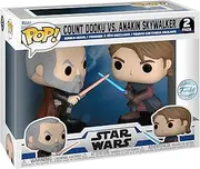 Funko Star Wars: The Clone Wars Count Dooku VS Anakin Skywalker Pop! Vinyl Figure (Pack of 2)