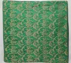 Cushion Cover: Gold Vines on Envy Green (pillow inserts not included)