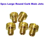 5pcs Large Round Carb Main Jets 155/160/170/175/180 For Mikuni Carburetor Parts