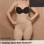 Shaping Open Bust Body Suit Size 1X