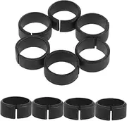 10pcs Set Wheel Hub Positioning Ring Wheels Trailer Wheel Alignment Tool Wheel Lock Nut Wheel Lug Nuts Wheel Hub Bolt Wheel Locks for Cars Tires 65 Manganese Spring Steel Black