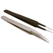 #5A & #5 AntiMagnetic Tweezers Jewelers Watchmakers Jewelry Watch Clock Repair