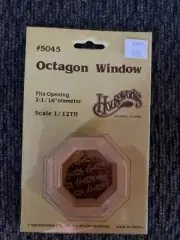 HouseWorks 1:12 scale dollhouse furniture Octagon Window