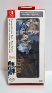 NINTENDO SWITCH LEGEND OF ZELDA BREATH OF THE WILD PREMIUM CASE NEW OPEN BOX