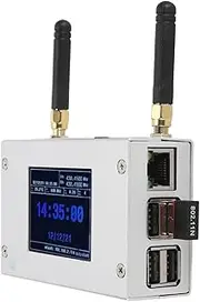 MMDVM Digital Hotspot Board, Multi Mode Digital Voice Modem with 8G Memory Card, Aluminum Housing, Support C4FM DMR DSTAR P25 for HAM Radio