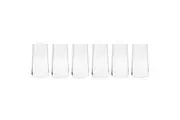 6pc Krosno Avant-Garde 550ml Highball Glass Cocktail/Juice Tumbler Set Clear