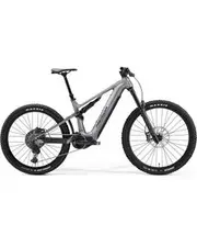 Merida eOne Sixty 875 Dual Suspension Electric Mountain Bike Gunmetal Grey (Black)