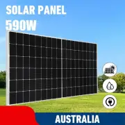 590W Solar Panel 590 Watt Mono Home Off-Grid Caravan Boat Charger Battery AU