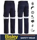BISLEY WORKWEAR - MENS TAPED LIGHTWEIGHT *VENTED CARGO WORK PANT - BPC6431T