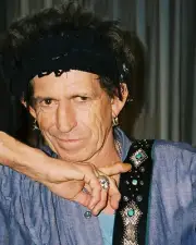 JERI HART DESIGNS KEITH RICHARDS GUITAR STRAP, CUSTOM MADE BY KEITH'S ARTIST
