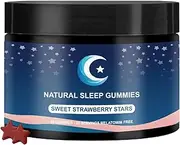 Strawberry Star Gummies, Sugar-Free, Vegan & Halal, Fruity Flavor, Gluten-Free, Chewable Supplement, 30 Servings – Individually Wrapped Sleep Gummies