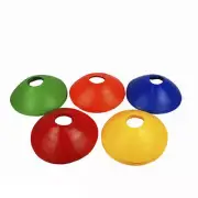 60 Pack Sports Training Discs Cones Soccer Rugby Fitness Exercise Markers AU