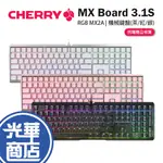 【現貨】CHERRY 櫻桃 MX BOARD 3.1S RGB MX2A 機械鍵盤 茶軸/紅軸/銀軸 MX3.1S 光華