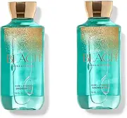 Bath and Body Works 2 Pack At the Beach Shower Gel 10 Oz.