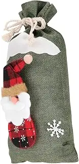 TOKIDNY Wine Bottle Bag Christmas Theme Design Insulated Bottle Bag for Wine and Beer
