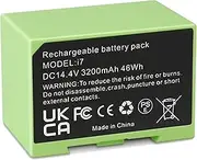 [SLODA] Battery for iRobot Roomba E and I Series i7 i7+ i3 i3+ i4 i4+ 4624864 ABL-D1 Vacuum Cleaner [3200mAh 14.4V]