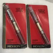 2 Revlon Line & Shine Lip Color Wine Shine Pencil 0.013 oz & Lip Gloss 0.07 oz