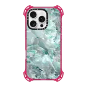 iPhone 16 Pro Bounce Case MagSafe Compatible Teal Onyx Marble