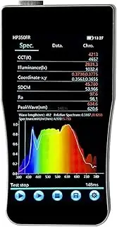 HP350FRW High Precision Spectroradiometer for Red Lights Portable Infrared Irradiation Meter Wide Spectral Range 380nm-1050nm for Home, Plant Growth Lab