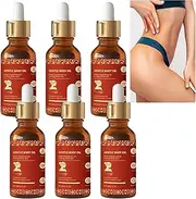 Magical Firming Body Oil, Hydrating & Tightening, Anti-Cellulite Massage Ginger Oil for Thighs and Butt, Moisturizing Gel Cream for Full Body Use, Enhances Elasticity & Reduces Fine Lines (6PCS)