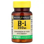 Mason Natural, Vitamin B-1, 250 mg, 100 Tablets
