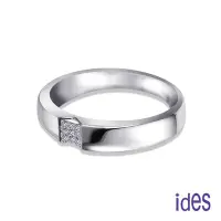 在飛比找Yahoo奇摩購物中心優惠-ides 愛蒂思 設計款造型F/VS1鑽石戒指結婚戒男戒/時