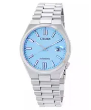 Citizen Tsuyosa Stainless Steel Blue Dial Automatic NJ0151-53L Mens Watch 50M