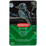Derwent Academy Coloured Pencils Metallic 12 Pack