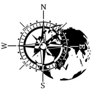 Car Hood Side Body Decoration Stickers Earth Compass Graphics Vinyl Decal Camper (for: Daihatsu)